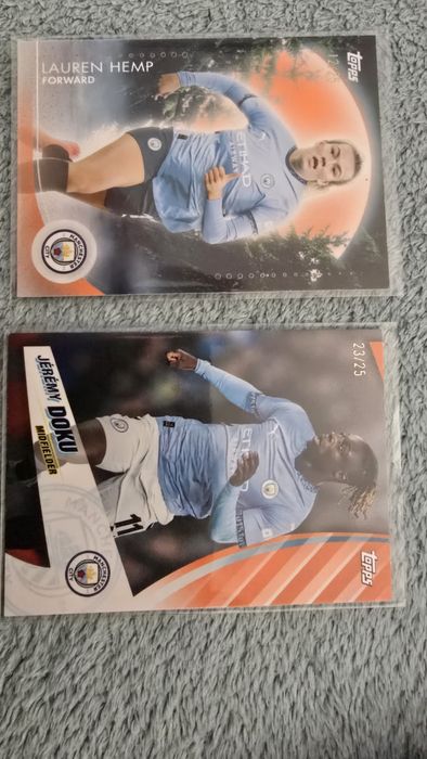 Karty topps Manchester City limitowane/25 /150 /399