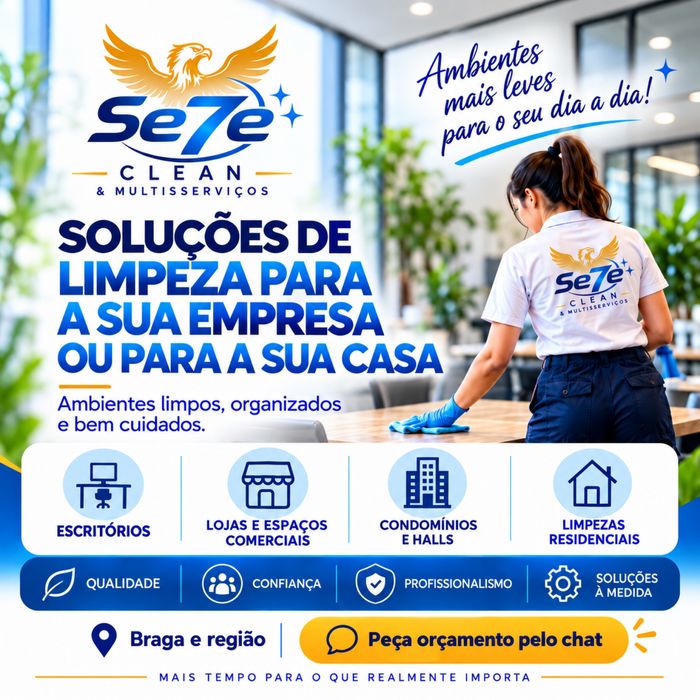 Servicos de limpeza em Braga e regiao