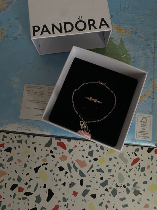 Pandora bransoletka i Pierścionek