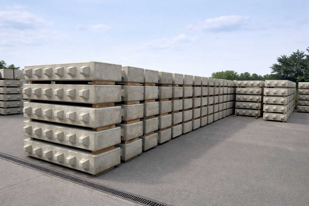 Bloki betonowe na wpusty modułowe systemowe 120x60x60 mur oporowy C25/30 C30/37 TRANSPORT