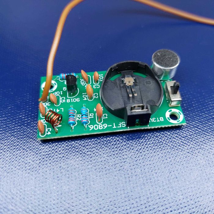 Радіо мікрофон - чутливий аудіо микрофон, прослушка на 85MHz-115MHz