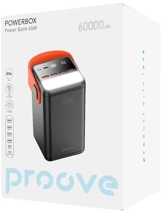 Power bank повер банк Proove 60000 mAh 65 w