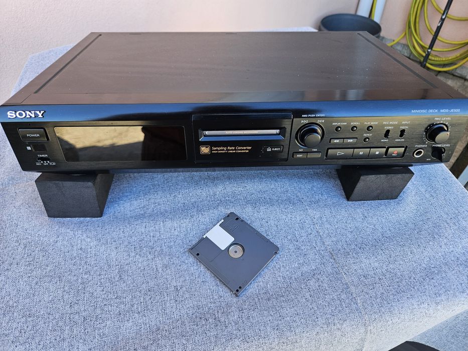 Deck MiniDisc Sony MDS-JE500 Hi-Fi Vintage – Impecável