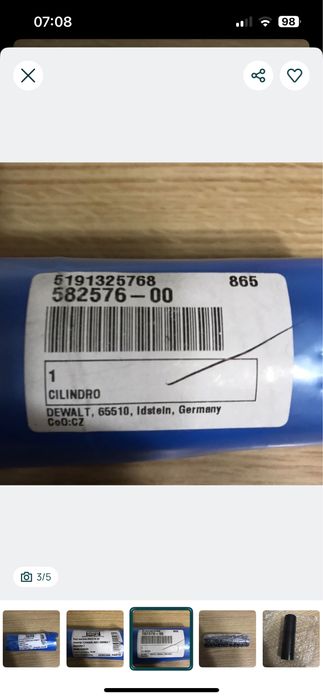 Cilindro Dewalt 582576 - Novo