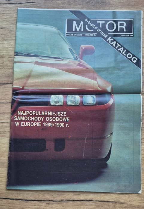 Katalog motoryzacyjny PRL 1989 Alfa Romeo broszura Motor auta