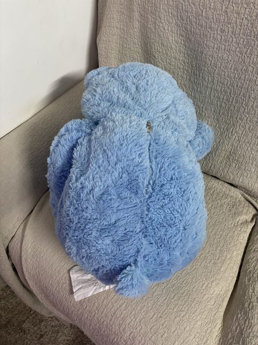 MorisMos Urso de peluche gigante 100 cm azul