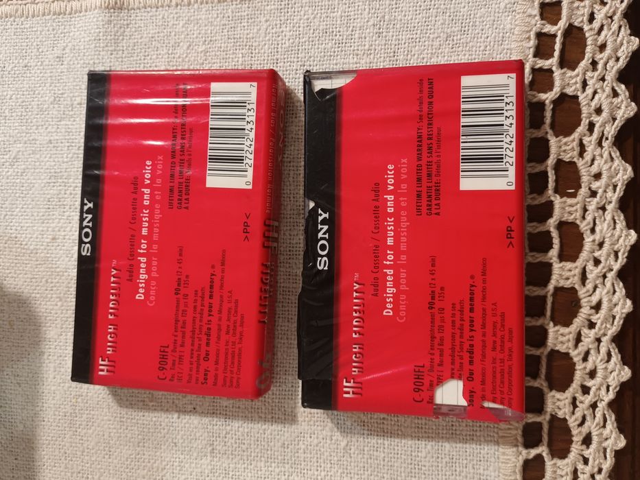Cassettes virgens  Sony