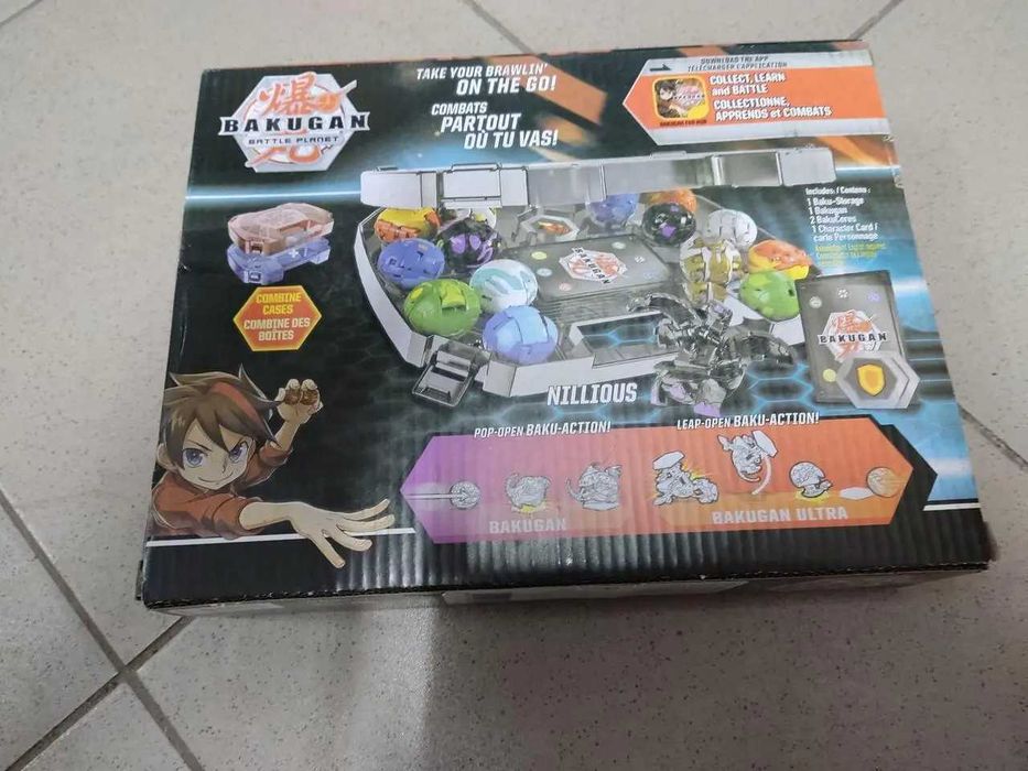 Кейс-бокс для зберігання та перенесення Бакуганів BAKUGAN + 8бакуганів