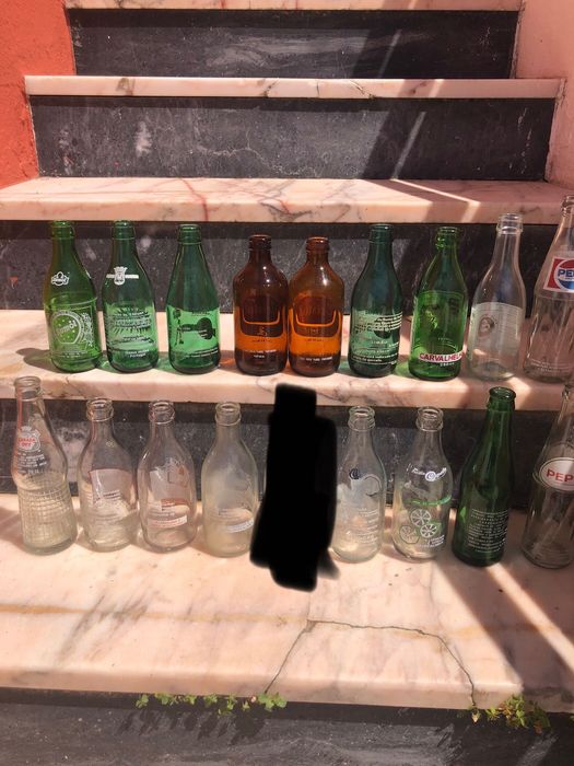 Garrafas pirogravadas