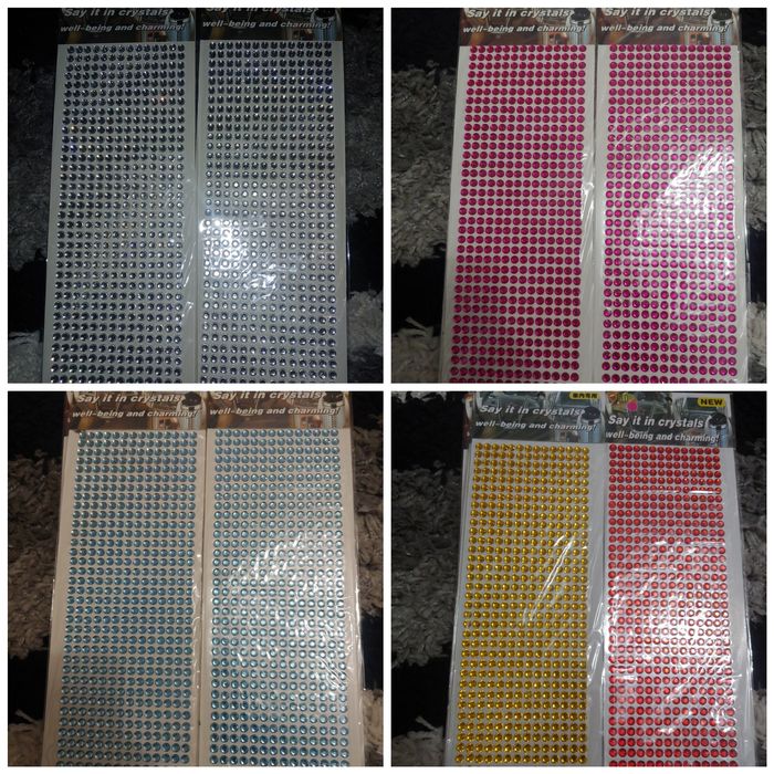 Декор стразы самоклейка 540