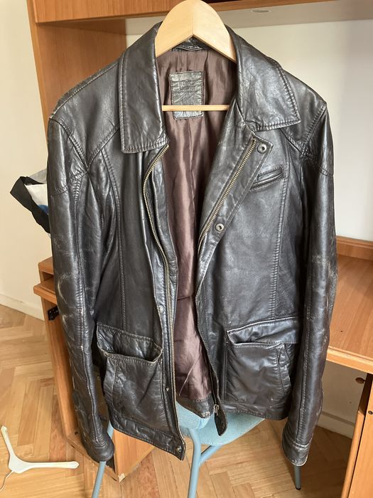 Casaco de Pele Genuino Tamanho L