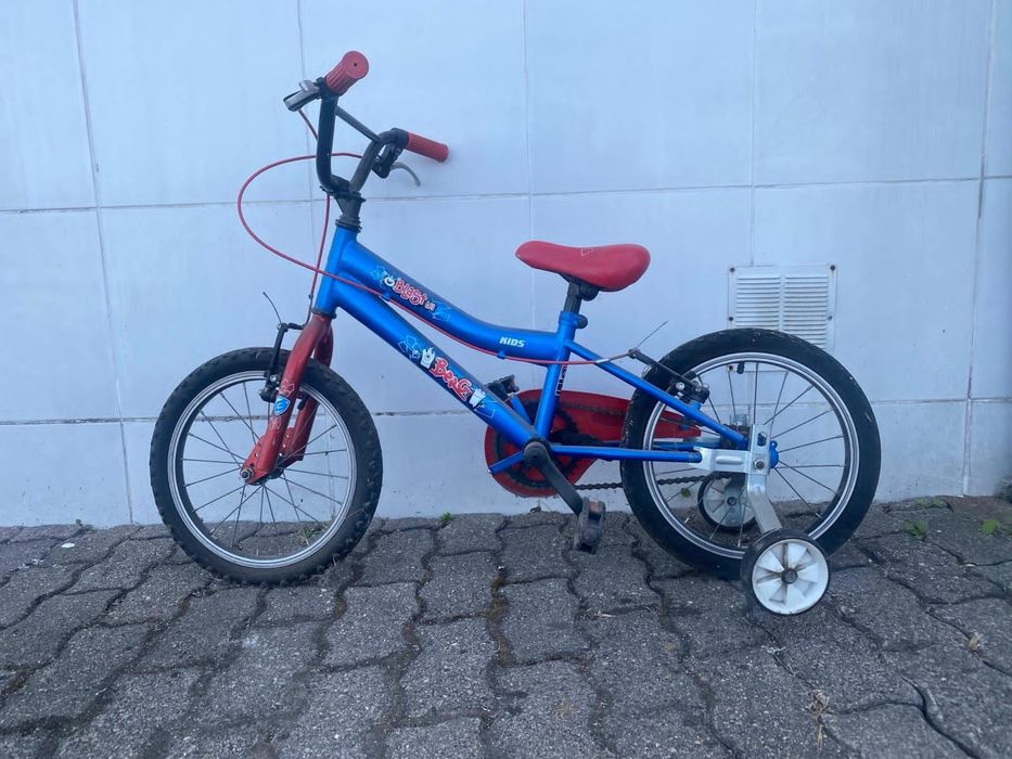 Bicicleta Criança Berg Blast Roda 16 - Com rodinhas