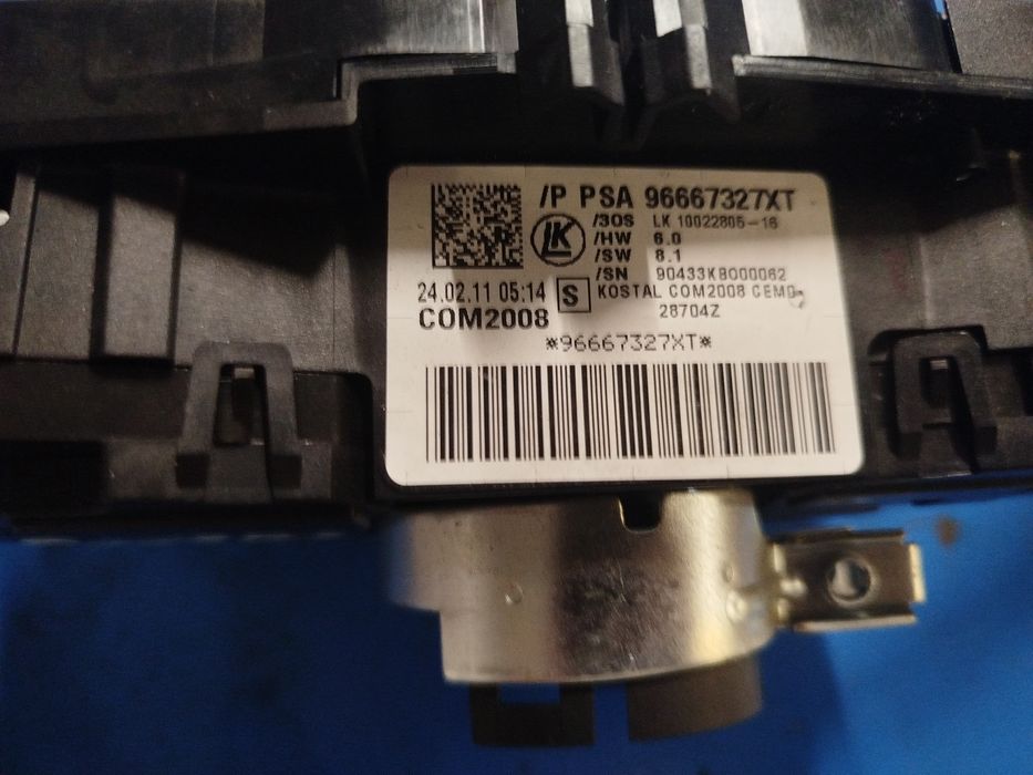 Comutador luzes e fita Airbag Citroen DS3   966.673.27XT