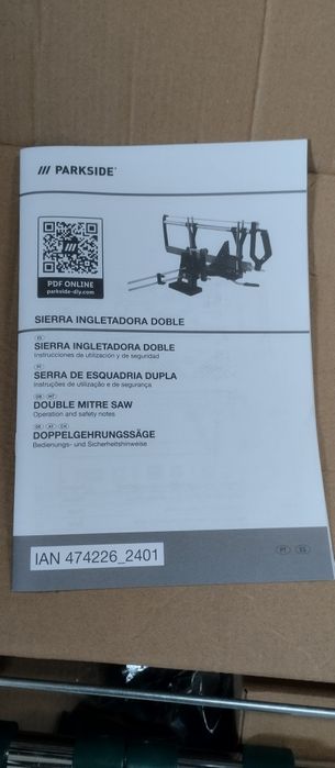 Serra esquadria dupla Parkside nova