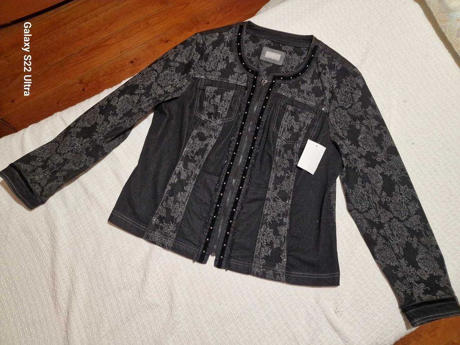 Blusão de ganga para Outono