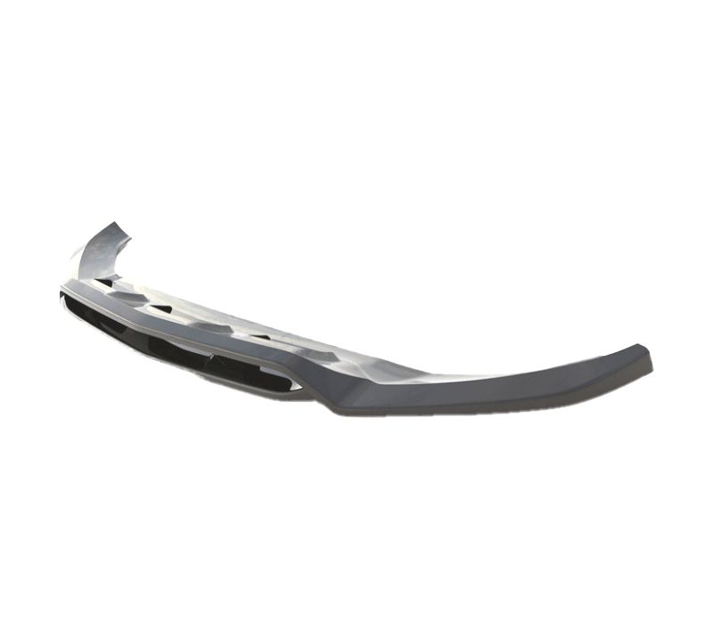 SPOILER FRONTAL LIP MERCEDES GLC X253 19-22 LOOK AMG PRETO BRILHANTE