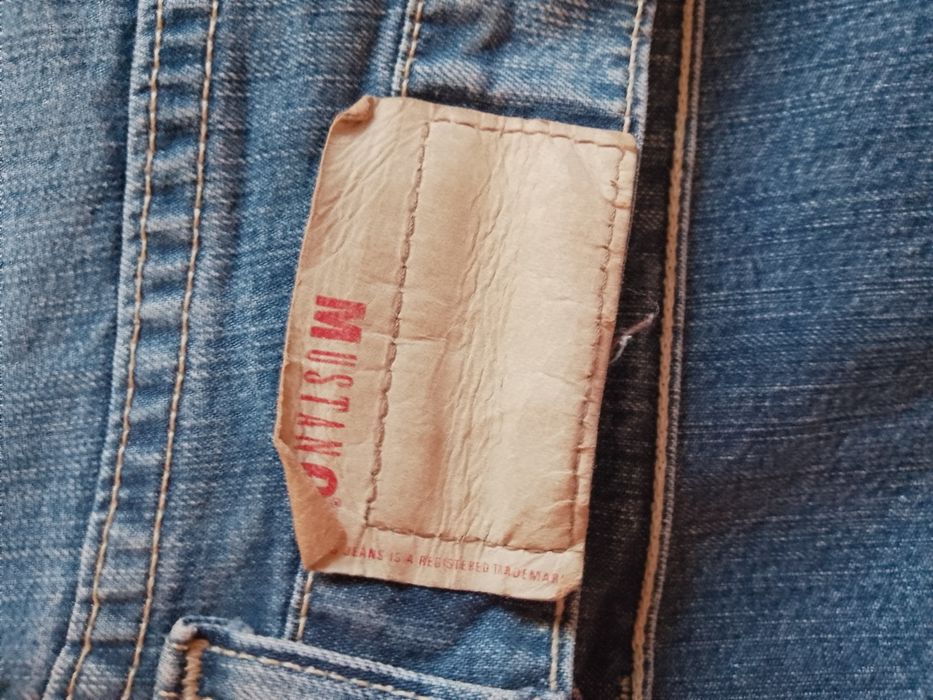 Spodnie męskie jeans Mustang stan bdb