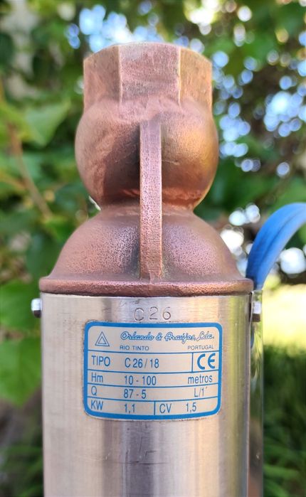 Bomba Submersível para Furo 1.5CV  Trif.