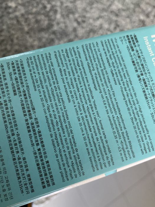 Máquina instax mini 9 Fugifilm