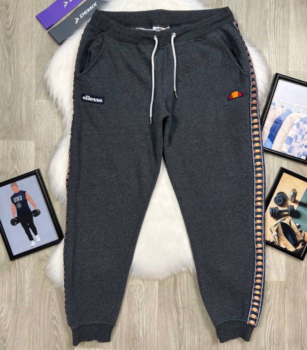 Чоловічі темно-сірі утеплені спортивні штани від Ellesse