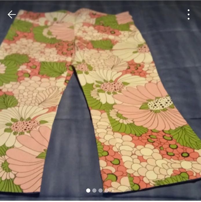 Calças c/ Flores Rosa - BARATÍSSIMAS