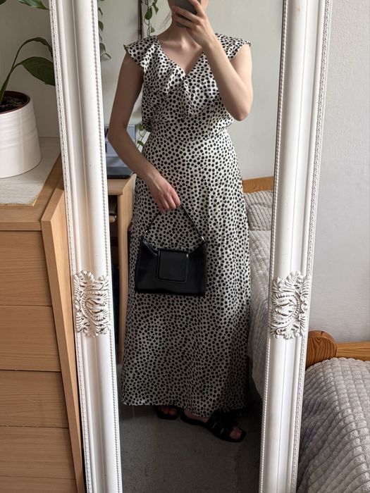 Sukienka maxi w kropki