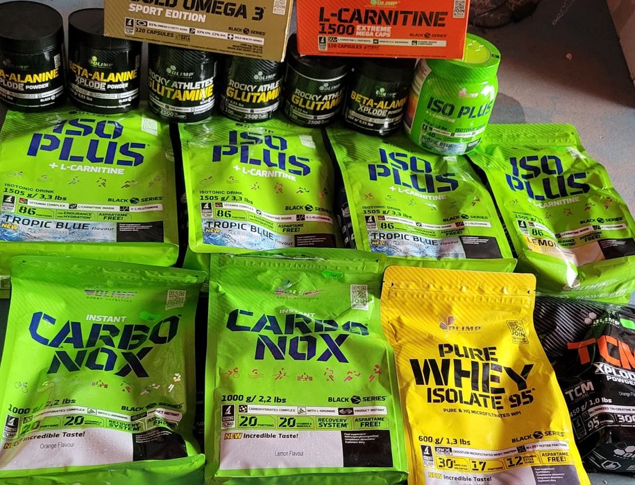 Odżywki olimpm , tcm, izotonik, białko, alanina, kreatyna, witaminy