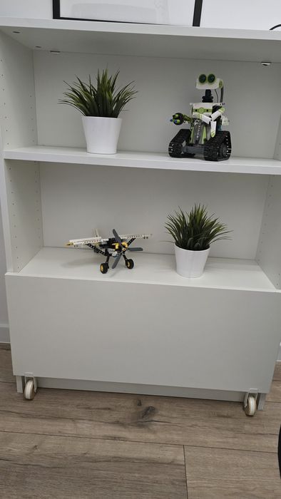 Białys Regał z szufladą 106x80x30