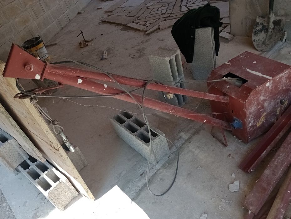 Grua de minero, grueta
