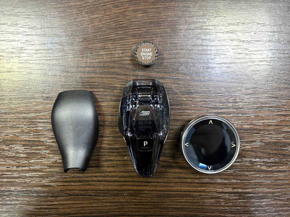 Хрусталь селектор АКПП с кнопками BMW3Series G20 18-22год (логотип3)