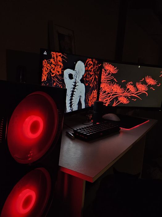 SETUP GAMING COMPLETO | Ryzen 7 5700X3D + RX 6700 XT Red Devil | Samsung 240Hz | Pronto a Jogar