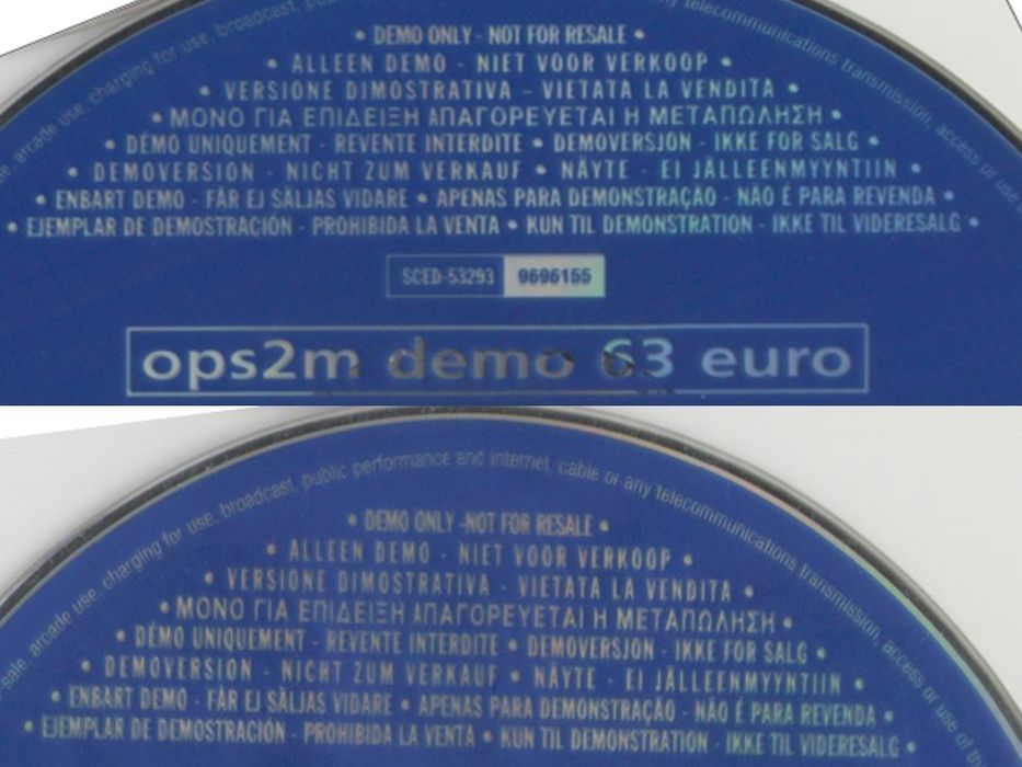 PS2 PlayStation 2 – OPS2M Demo 57 (SCED-53228) – CD En Bon État