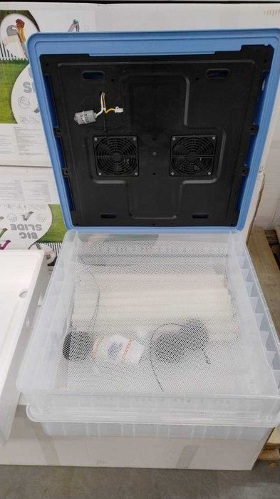 Автоматичний інкубатор 70–400 яєць живлення 12 та 220 В блекаут