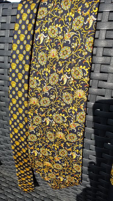 Krawat Versace jedwab