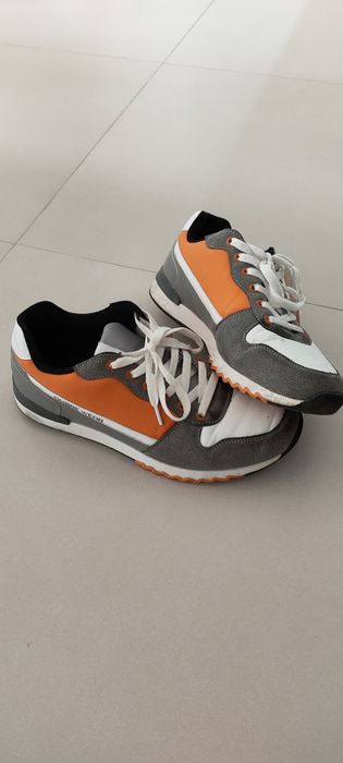 Adidasy pomarańcz biały 42