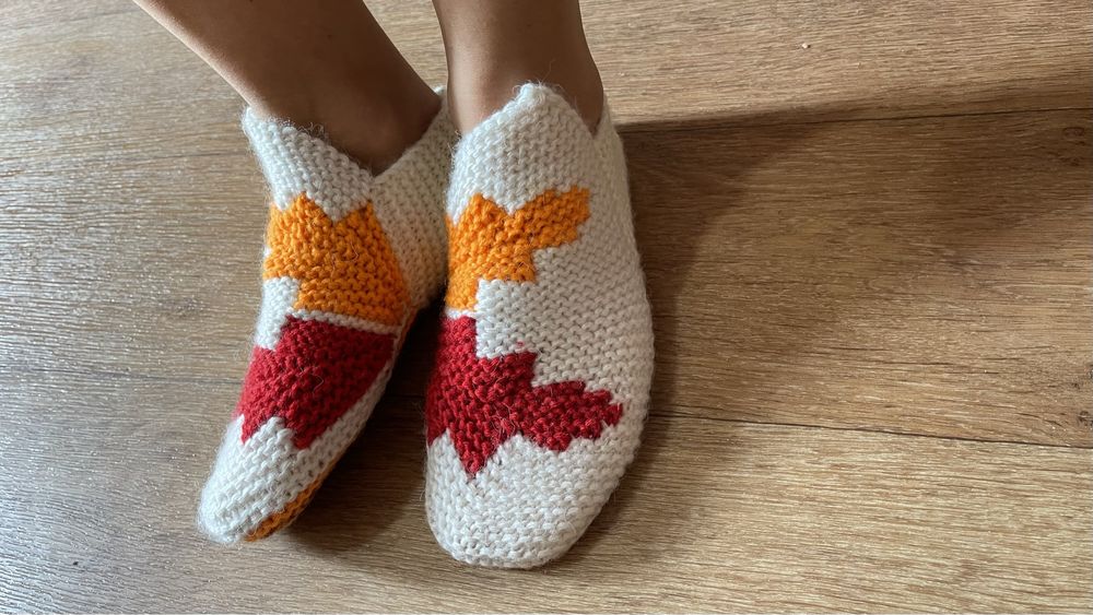 Панчохи, тапки вʼязані теплі( акрил, махра, бавовна)