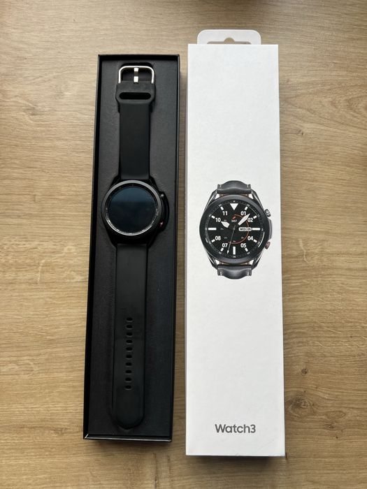 Smartwatch Samsung Galacy Watch 3 czarny silikonowy zegare