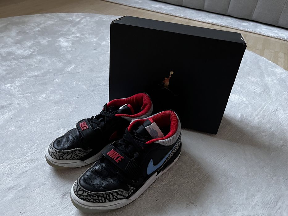 Jordan buty koszykówka czarne air Jordan legacy 312 low wood grey