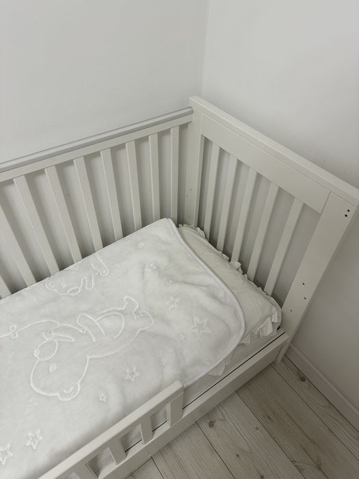 Łóżeczko dziecięce 120x60 z szufladą + Materac