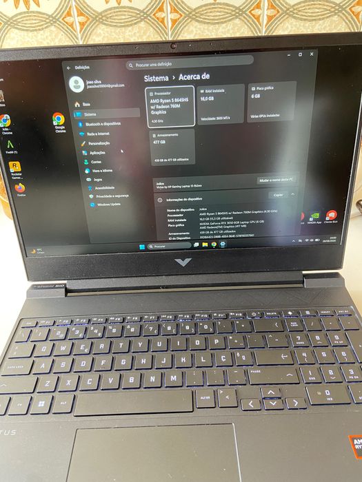 Pc gaming portátil victus