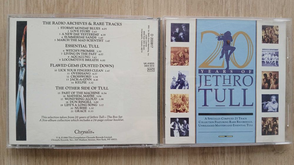 Płyta CD Jethro Tull "20 years of Jethro Tull"
