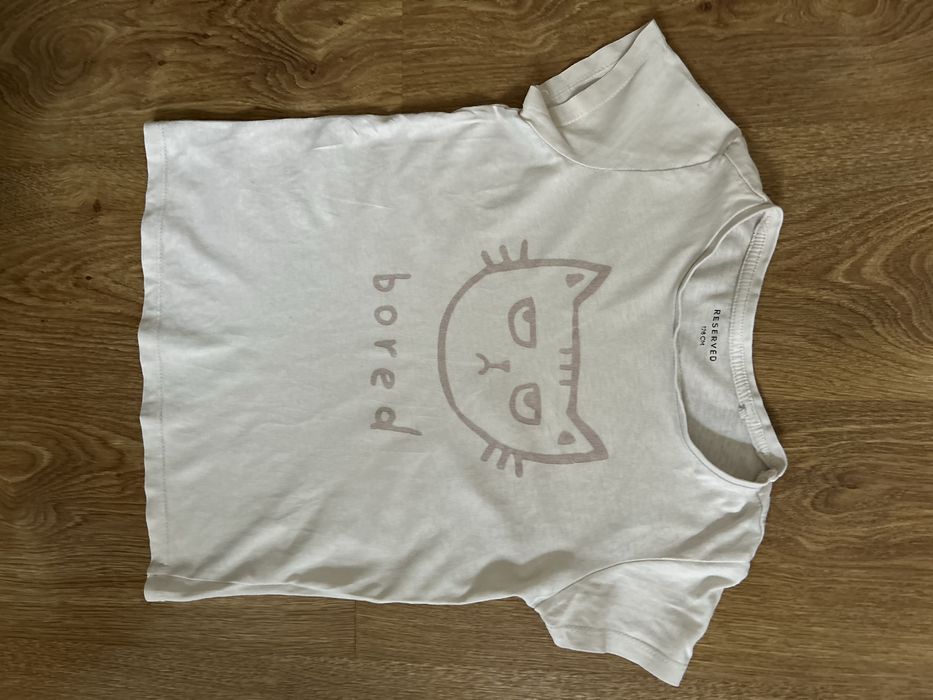 Koszulka T-Shirt dla Dziewczynki Reserved Rozmiar 128