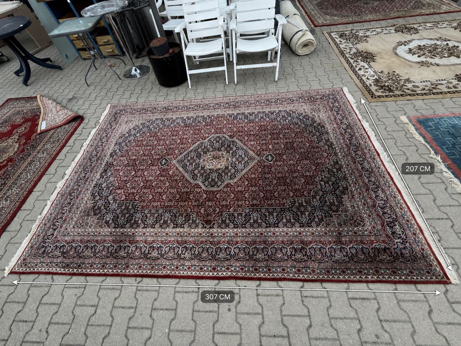 RĘCZNIE TKANY DYWAN ORIENTALNY 307x207 cm klasyczny perski wzór DOWÓZ DO DOMU