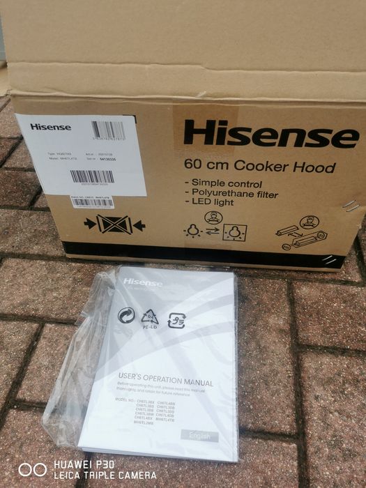 Pochłaniacz do zabudowy Hisense 60
