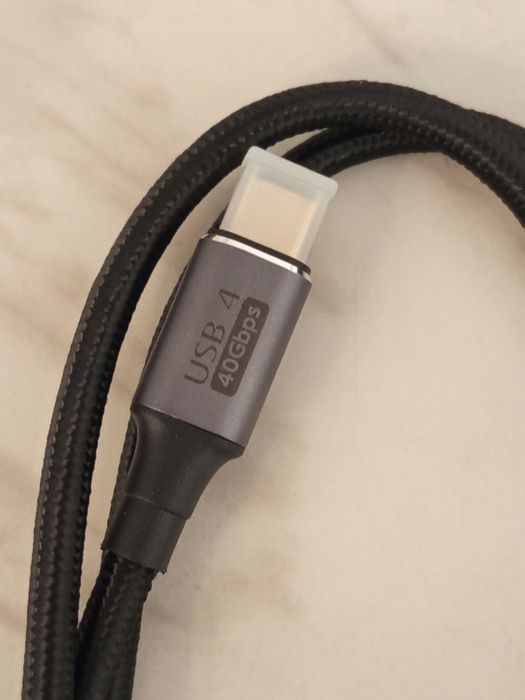 Nowy Kabel USB4 40Gbps USB-C do USB-C | 100W | Video 8K | Oplot