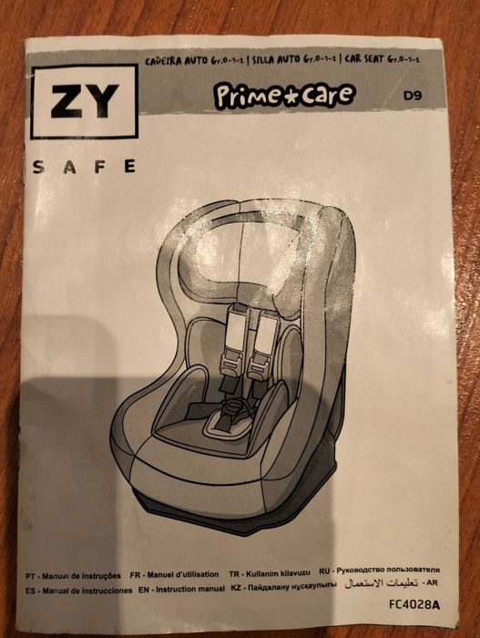 Cadeira auto Zippy Primecare Gr. 0-1-2