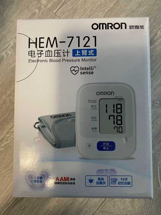 Ciśnieniomierz Omron HEM-7121J-E Wykrywanie arytmii