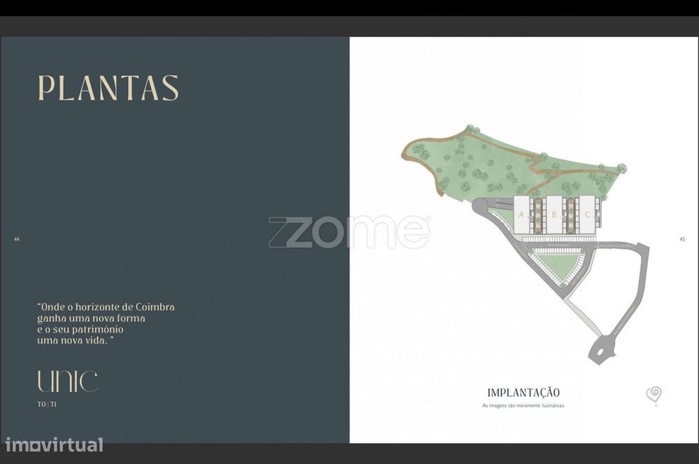 Apartamento T1 Empreendimento UNIC em Coimbra