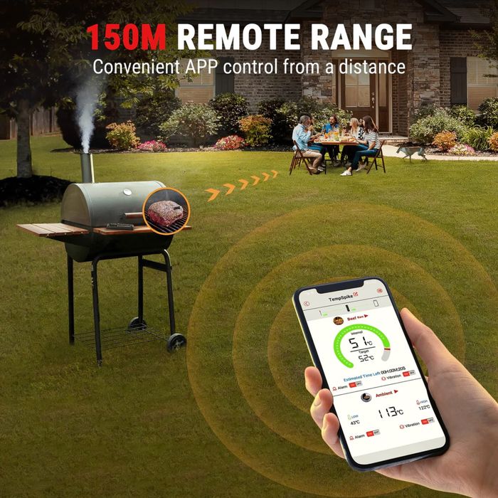 Nowy TEMPSPIKE ThermoPro TP961, termometr bluetooth do mięsa,grill,bbq