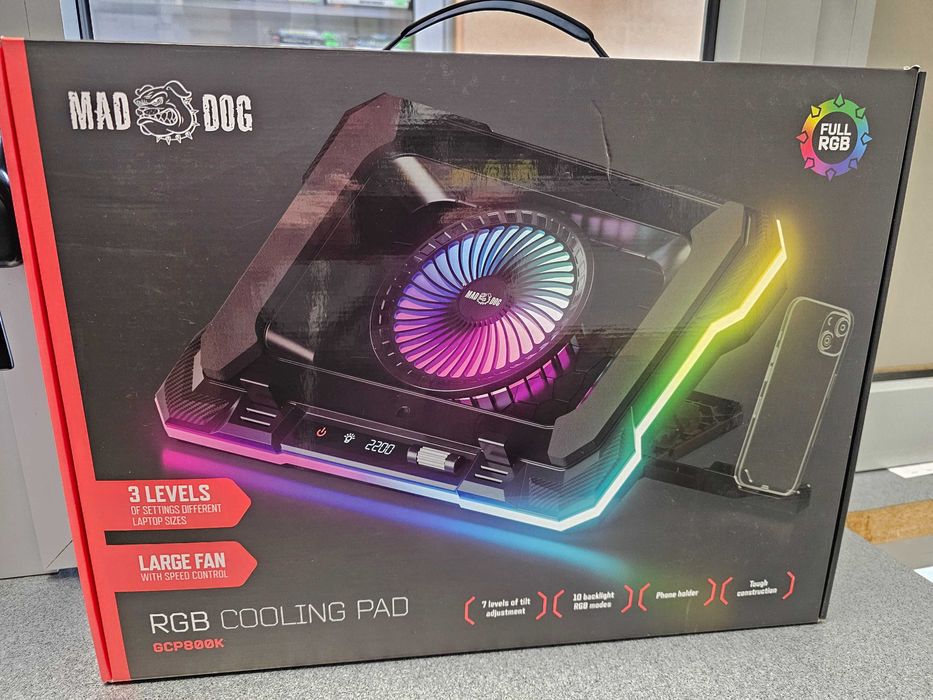 Podstawka chłodząca do laptopa MAD DOG GCP800K
